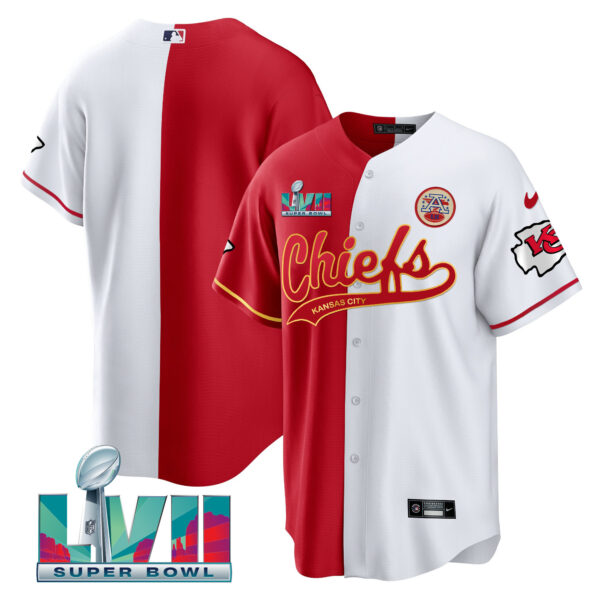 Men's Chiefs Super Bowl LVII Cool Base Jersey V2 - All Stitched - Image 42