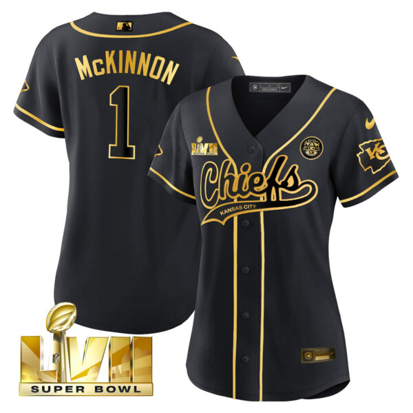 Women's Chiefs Super Bowl LVII BaseBall Jersey - All Stitched - Image 29