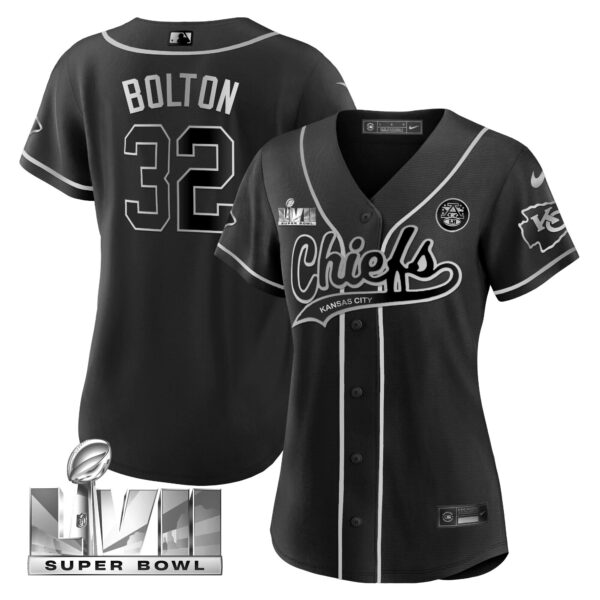 Women's Chiefs Super Bowl LVII BaseBall Jersey - All Stitched - Image 33