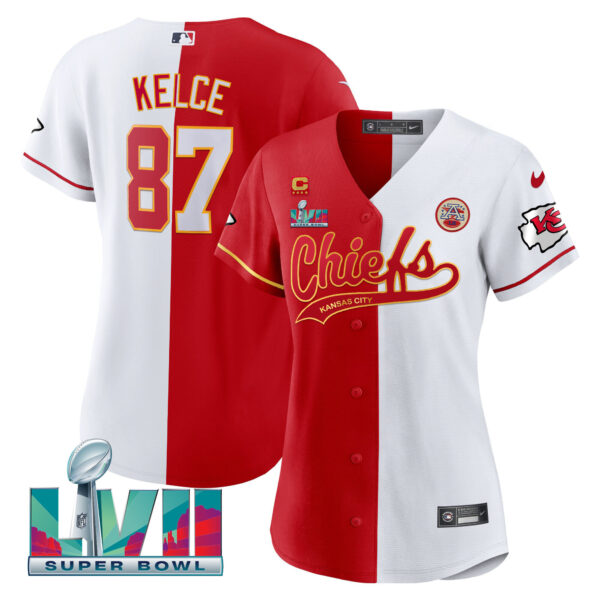Women's Chiefs Super Bowl LVII Baseball Jersey V2 - All Stitched - Image 32