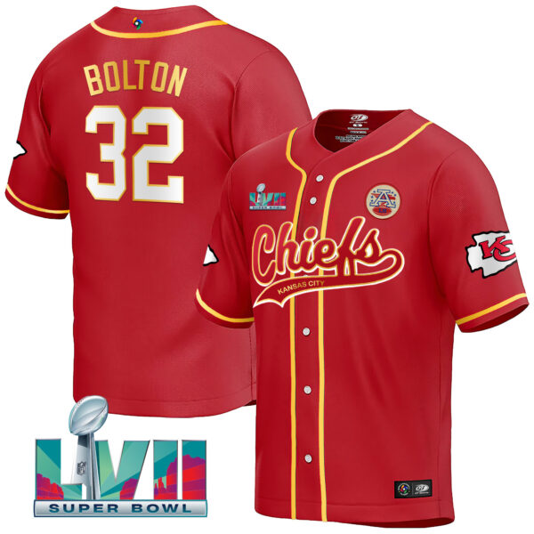 Men's Chiefs Super Bowl LVII 2023 World Baseball Classic Jersey - All Stitched - Image 3