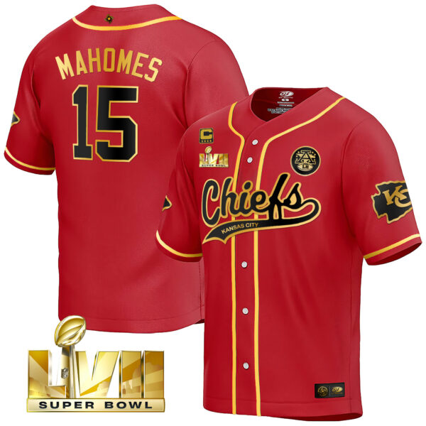 Men's Chiefs Super Bowl LVII 2023 World Baseball Classic Jersey - All Stitched - Image 13