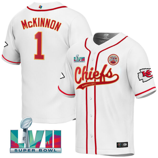 Men's Chiefs Super Bowl LVII 2023 World Baseball Classic Jersey V2 - All Stitched - Image 23