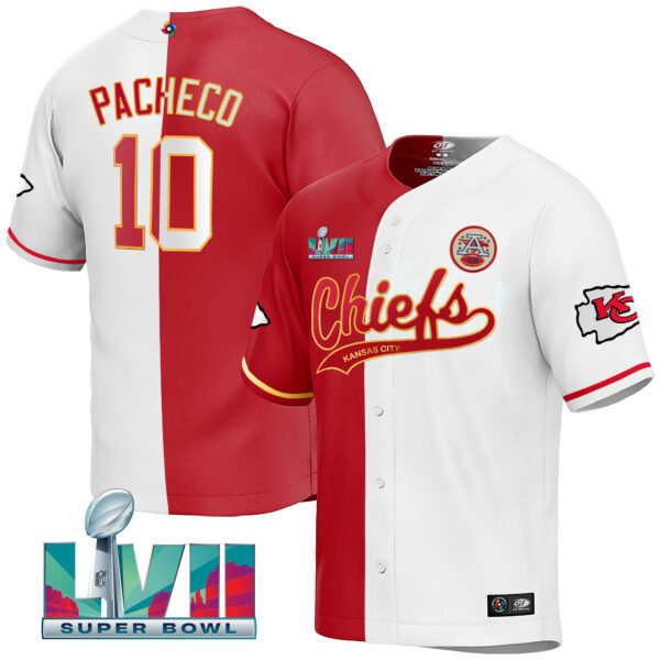 Men's Chiefs Super Bowl LVII 2023 World Baseball Classic Jersey V2 - All Stitched - Image 36