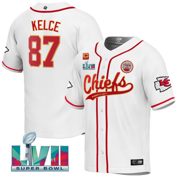 Men's Chiefs Super Bowl LVII 2023 World Baseball Classic Jersey V2 - All Stitched - Image 20