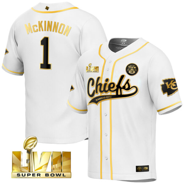 Men's Chiefs Super Bowl LVII 2023 World Baseball Classic Jersey V2 - All Stitched - Image 29