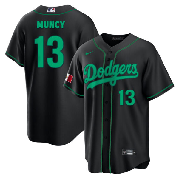Men's Los Angeles Dodgers Mexico Cool Base Jersey - All Stitched - Image 25