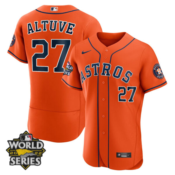 Women's Houston Astros Alternate 2022 World Series Player Jersey - All Stitched - Image 3
