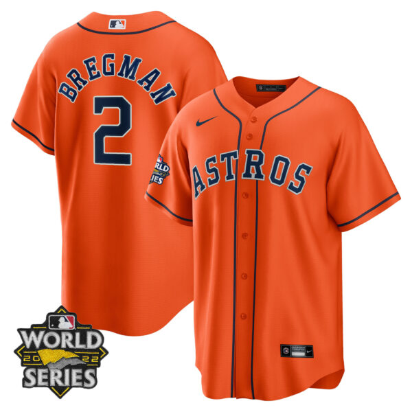 Women's Houston Astros Alternate 2022 World Series Player Jersey - All Stitched - Image 7