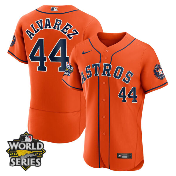 Women's Houston Astros Alternate 2022 World Series Player Jersey - All Stitched - Image 6