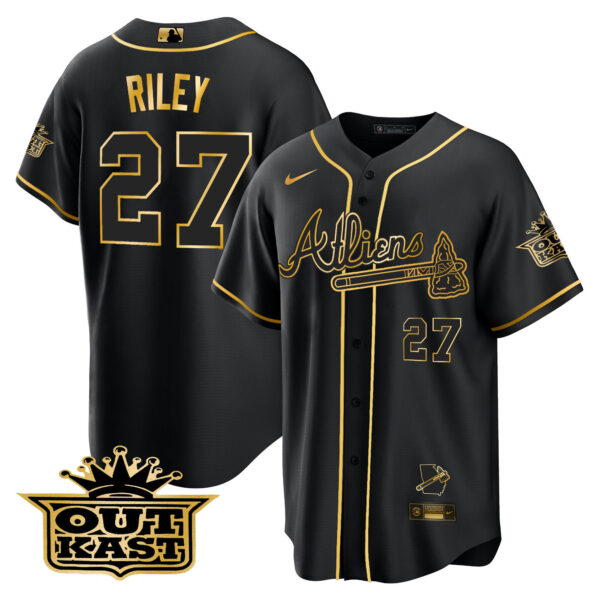 Men's Atlanta Braves Atliens Cool Base Jersey V2 - All Stitched - Image 23