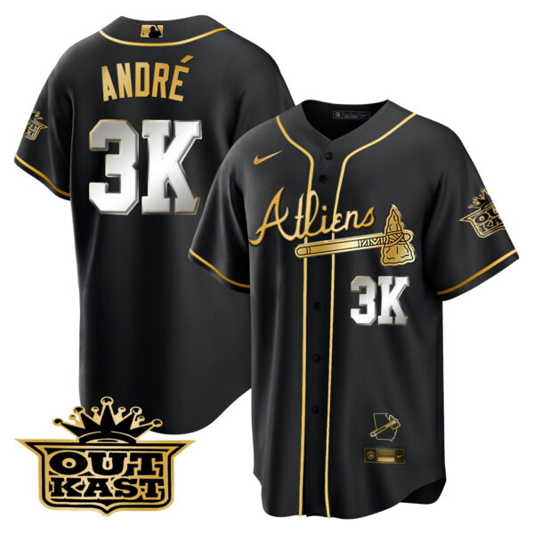 Men's Atlanta Braves Atliens Cool Base Jersey V2 - All Stitched - Image 3