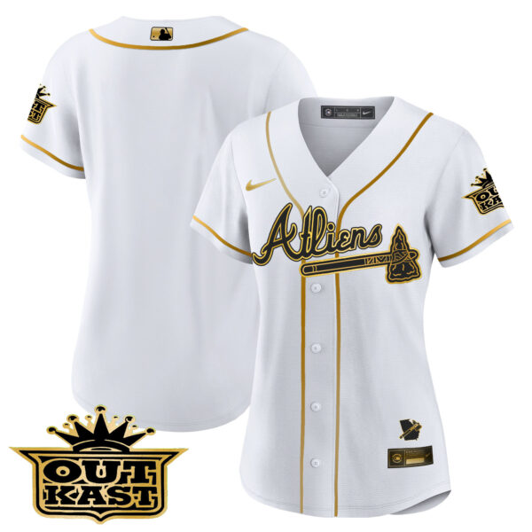 Women's Atlanta Braves Atliens Jersey V2 - All Stitched - Image 18