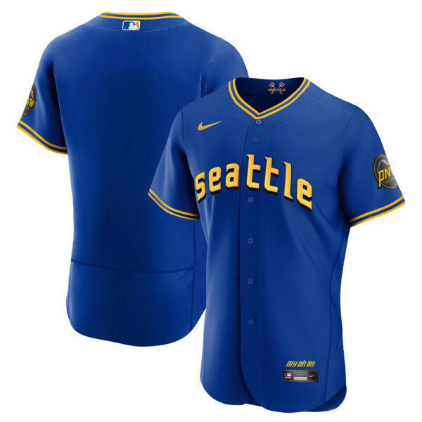 Men's Seattle Mariners City Connect Vapor Premier Limited Jersey - All Stitched - Image 16