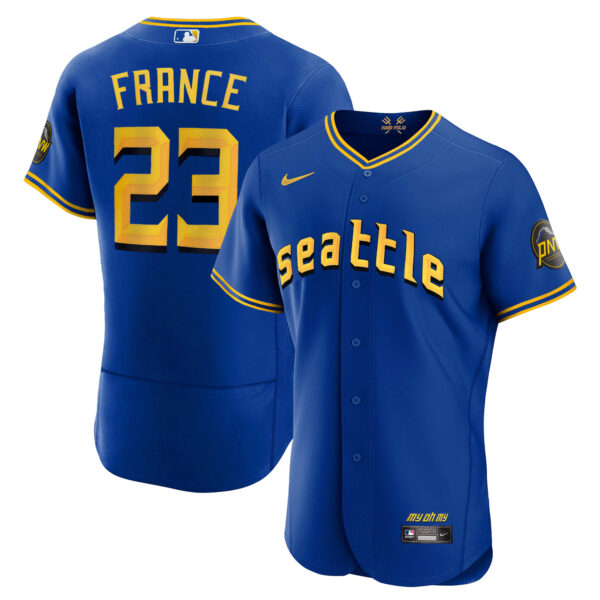 Men's Seattle Mariners City Connect Vapor Premier Limited Jersey - All Stitched - Image 10