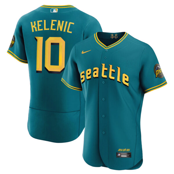 Men's Seattle Mariners City Connect Vapor Premier Limited Jersey - All Stitched - Image 45