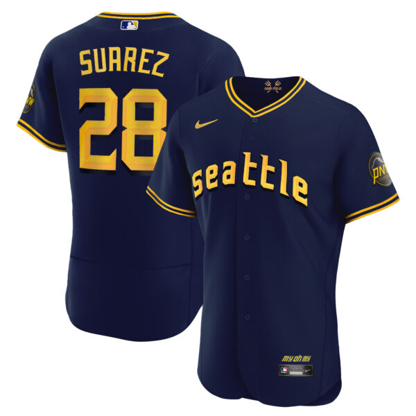 Men's Seattle Mariners City Connect Vapor Premier Limited Jersey - All Stitched - Image 28