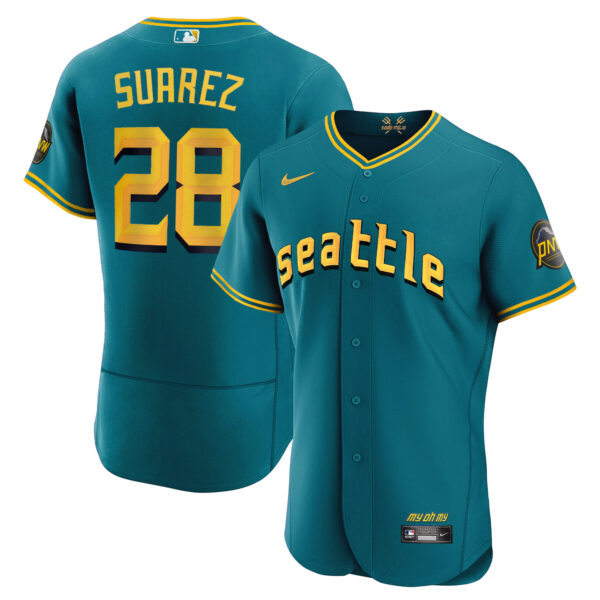 Men's Seattle Mariners City Connect Vapor Premier Limited Jersey - All Stitched - Image 44