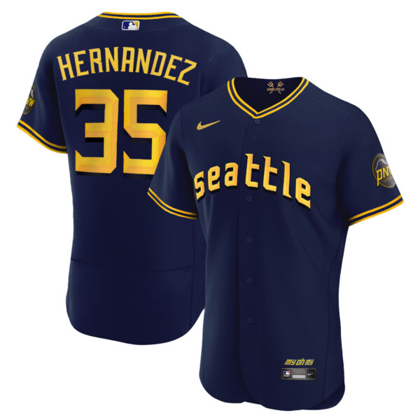 Men's Seattle Mariners City Connect Vapor Premier Limited Jersey - All Stitched - Image 27