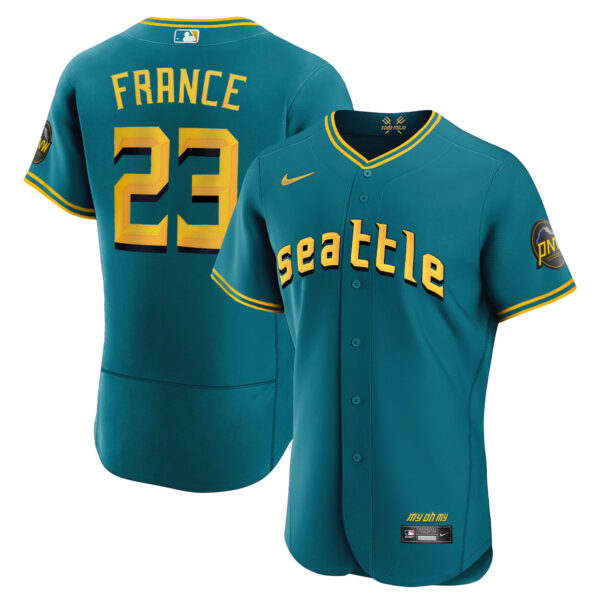 Men's Seattle Mariners City Connect Vapor Premier Limited Jersey - All Stitched - Image 42