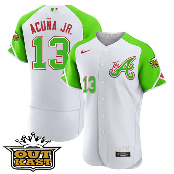 Men's Atlanta Braves Atliens City Connect Flex Base Jersey – All Stitched
