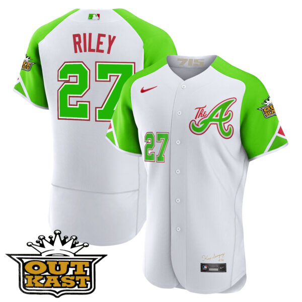 Youth's Atlanta Braves Atliens City Connect Flex Base Jersey – All Stitched - Image 5