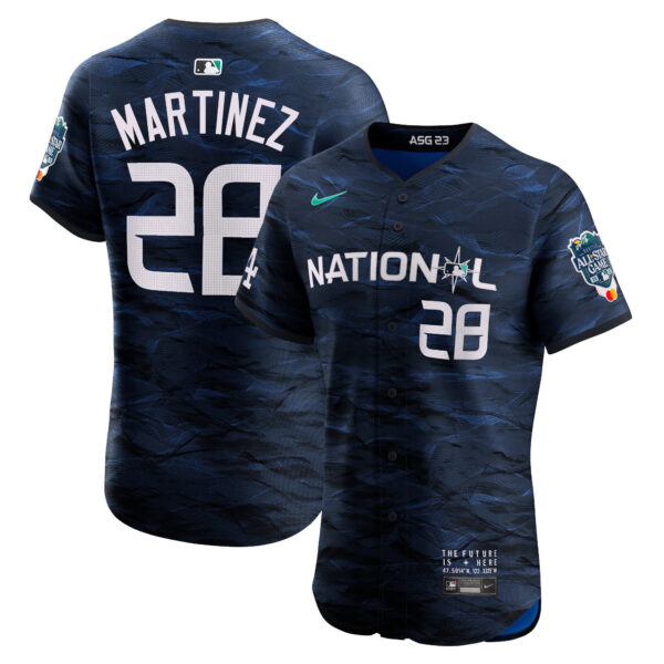 Men's National League 2023 All-Star Game Royal Jersey - All Stitched - Image 6
