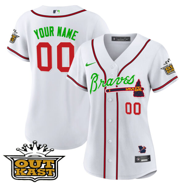 Atlanta Braves Outkast Flex Base Custom Jersey V2- All Stitched - Image 12