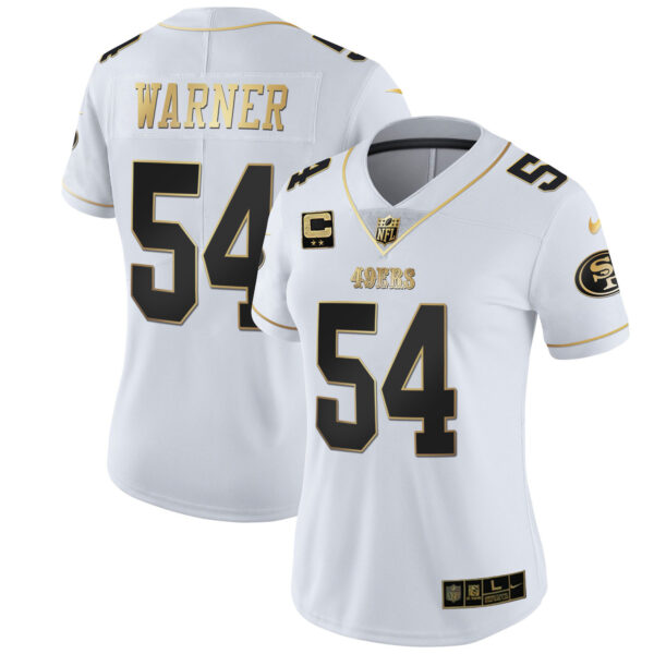 Women's 49ers White Gold & Black Gold - All Stitched - Image 11