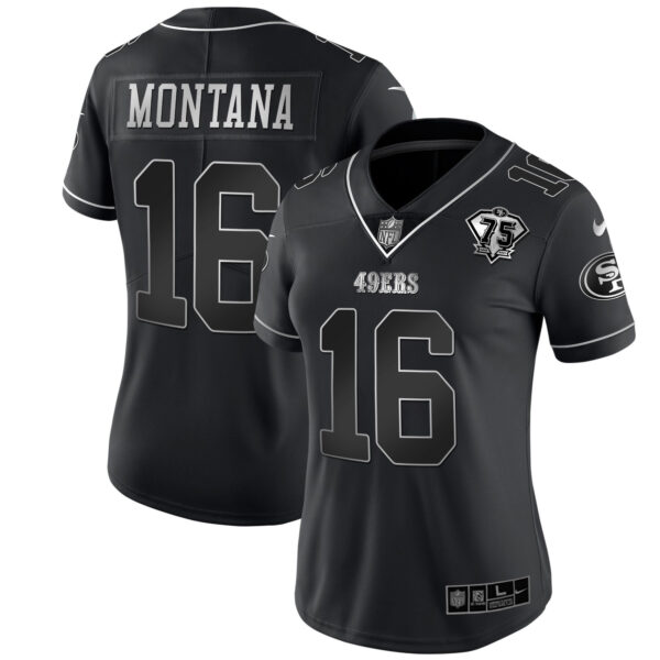 49ers 75th Anniversary Patch Black Silver Limited - All Stitched - Image 15