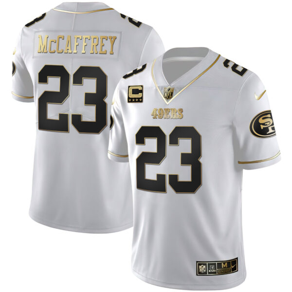 Youth's Christian McCaffrey 49ers Gold & Split - All Stitched - Image 2
