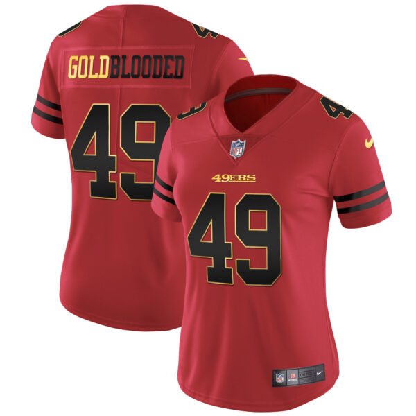 San Francisco 49ers Gold Blooded Jersey - All Stitched - Image 4
