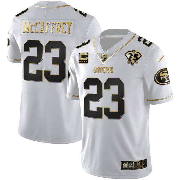 Christian McCaffrey 49ers Salute To Service Jersey - All Stitched - Image 3