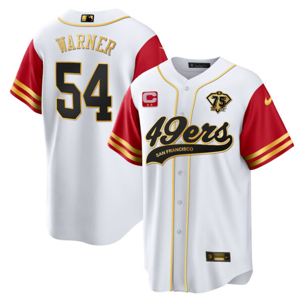 Men's 49ers Cool Base Gold Limited Jersey - All Stitched - Image 65