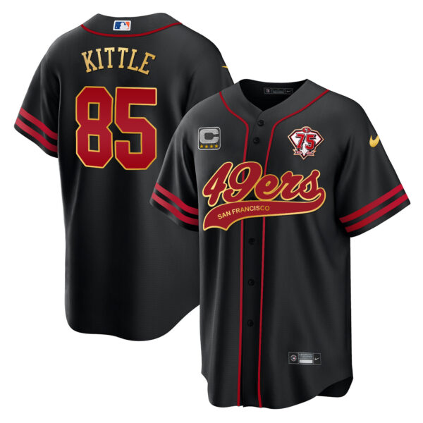 Men's 49ers Cool Base Gold Limited Jersey V2 - All Stitched - Image 3