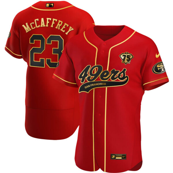 Men's 49ers Flex Base Gold Jersey - All Stitched - Image 21