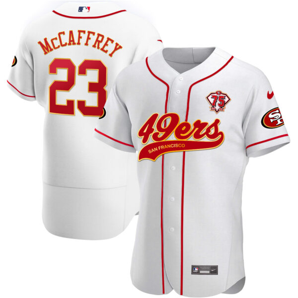 Men's 49ers Cool Base Gold Jersey V2 - All Stitched - Image 31