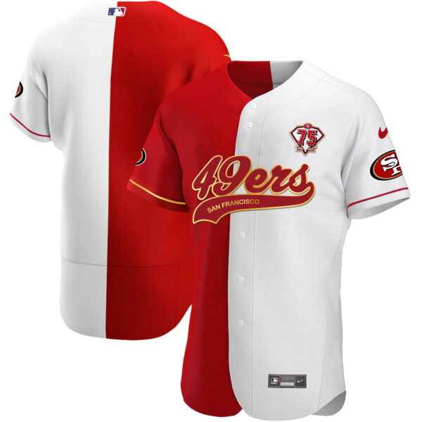 Men's 49ers Cool Base Gold Jersey V2 - All Stitched - Image 60
