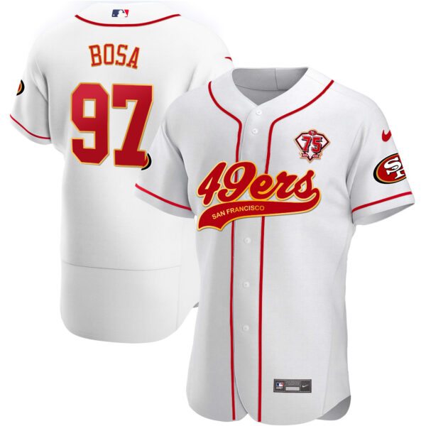 Men's 49ers Cool Base Gold Jersey V2 - All Stitched - Image 37