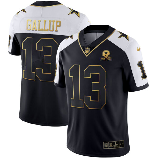 Men's Cowboys Alternate Vapor Black Gold & Navy Gold Limited - All Stitched - Image 3