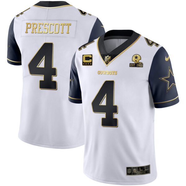 Men's Cowboys Alternate Vapor Black Gold & Navy Gold Limited - All Stitched - Image 37