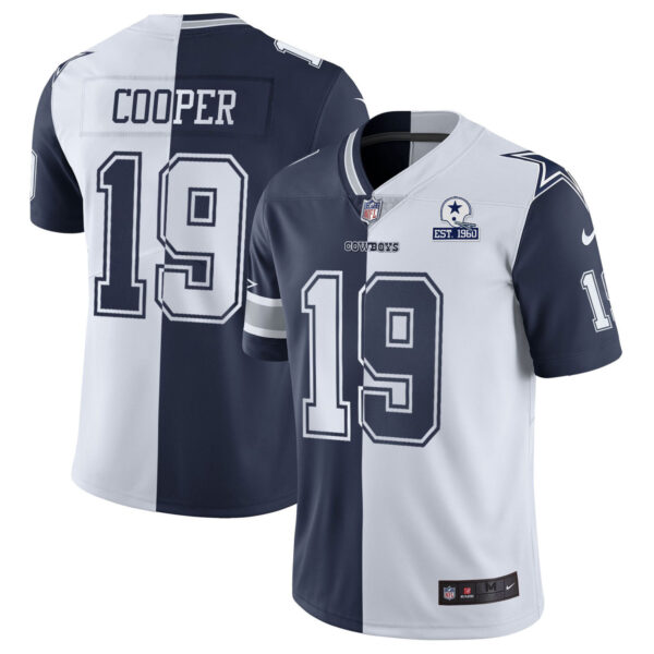 Men's Cowboys Gold & Split Vapor Est 1960 Patch Jersey - All Stitched - Image 4
