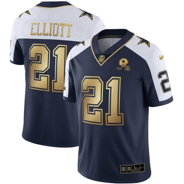 Cowboys Alternate Vapor Navy Gold Limited - All Stitched - Image 6