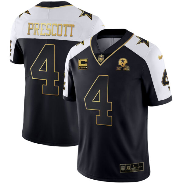 Men's Cowboys Alternate Vapor Black Gold & Navy Gold Limited - All Stitched - Image 2
