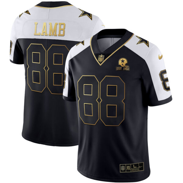 Men's Cowboys Alternate Vapor Black Gold & Navy Gold Limited - All Stitched - Image 5