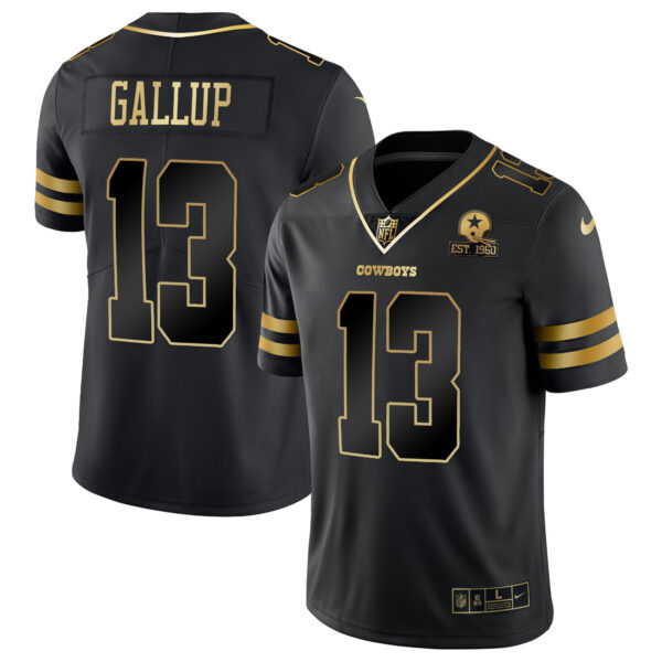 Men's Cowboys Vapor Gold Jersey - All Stitched - Image 19