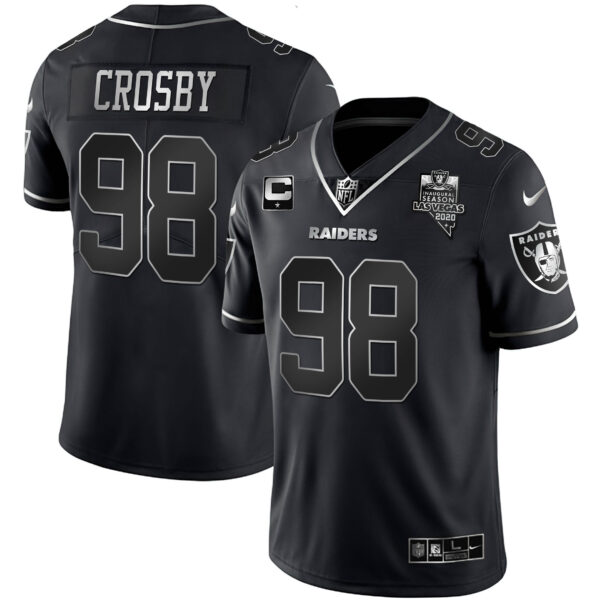 Raiders Black Silver Vapor - All Stitched - Image 3