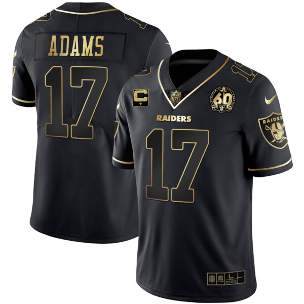 Men's Raiders 60th Season Patch Gold & Split - All Stitched
