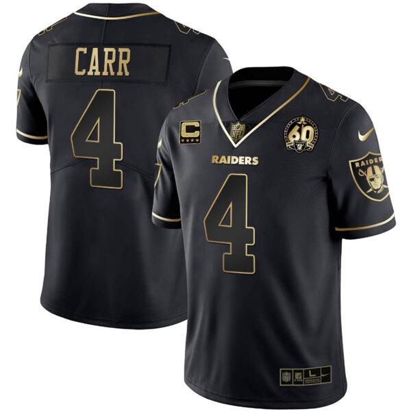 Men's Raiders 60th Season Patch Gold & Split - All Stitched - Image 2