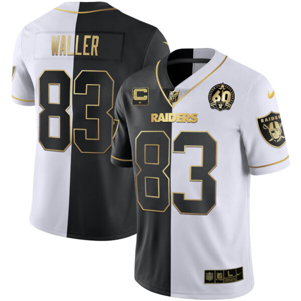 Men's Raiders 60th Season Patch Gold & Split - All Stitched - Image 31
